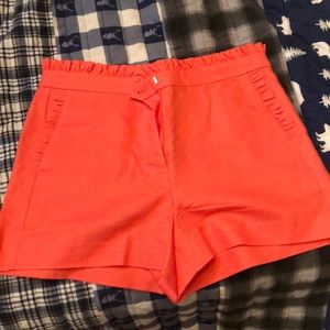 J. Crew ruffle shorts